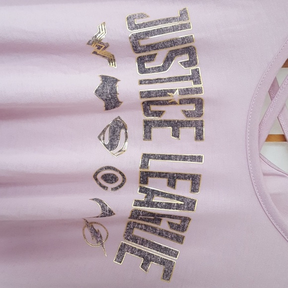 Justice League V-neck Top with crisscross on back - Picture 5 of 5